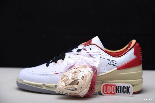 Reps TBK Jordan Retro White Red Off-White SP Low DJ4375-106 2 0812